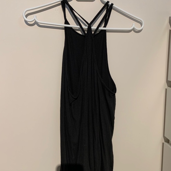 hollister dark gray tank top